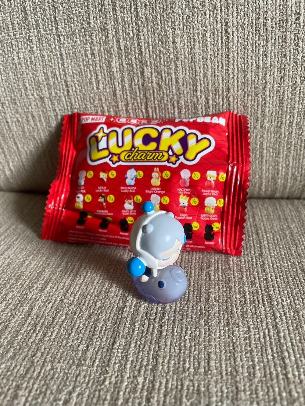 POP MART POPBEAN Lucky Charm - Skullpanda Lucky Blue